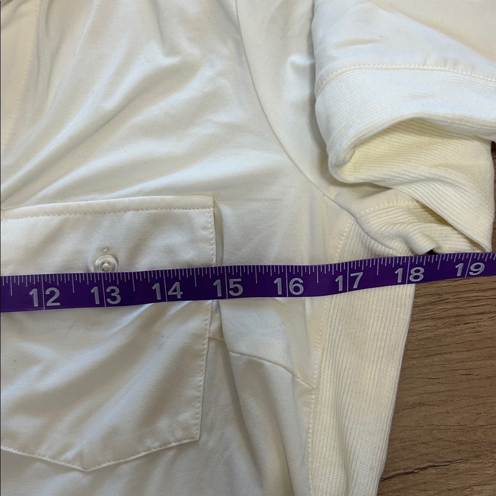 J. McLaughlin Cream Button Down Shirt - Picture 10 of 13